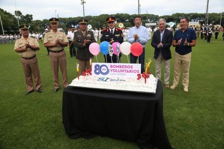 Los Bomberos voluntarios de San Isidro celebraron sus 80 años