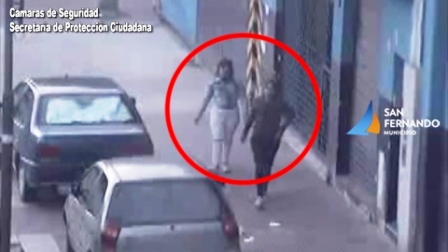 Las Cámaras de San Fernando permiten detener a dos mujeres que robaron el interior de un auto estacionado