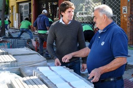 San Fernando avanza con la renovación del Centro Comercial de avenida Perón
