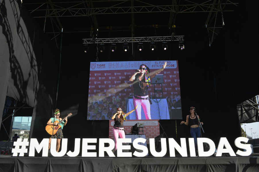 Tigre vivió el primer festival “Mujeres Unidas”