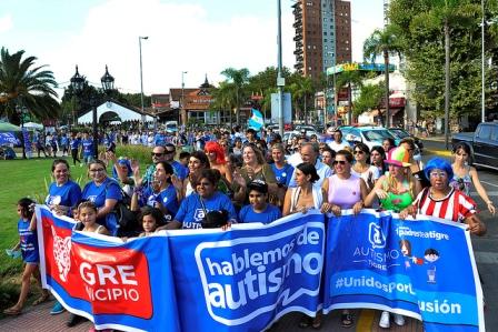 La comunidad de Tigre se movilizó para concientizar en el Día Mundial del Autismo 