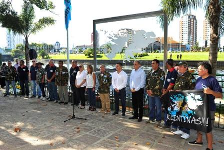 A 37 años de la Gesta de Malvinas, Tigre homenajeó a sus veteranos y caídos