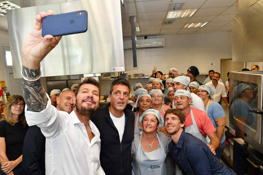 Massa y Tinelli se mostraron juntos en San Fernando Massa y Tinelli se mostraron juntos en San Fernando