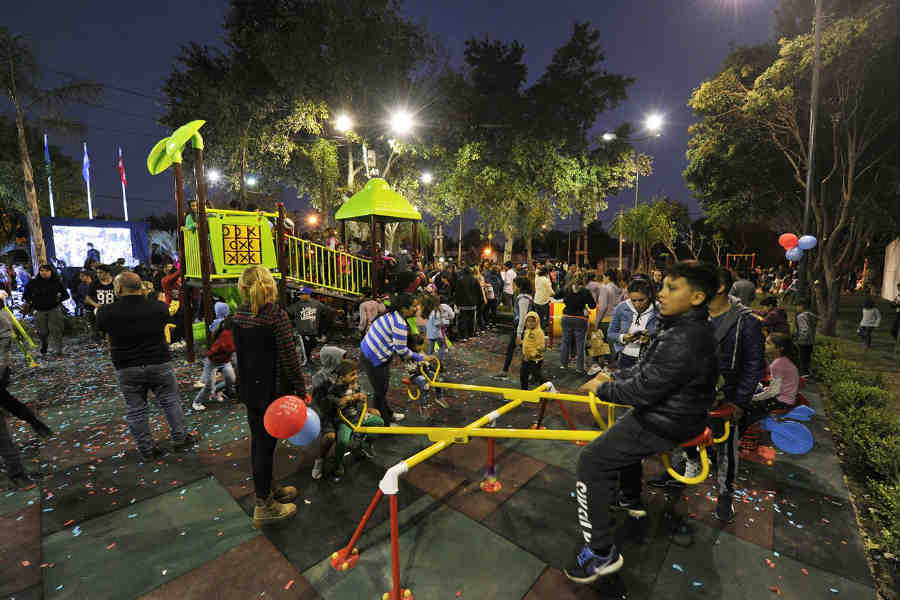 Julio Zamora inauguró en Benavidez la plaza N°29 y destacó el avance de obras de infraestructura, salud, educación y cultura