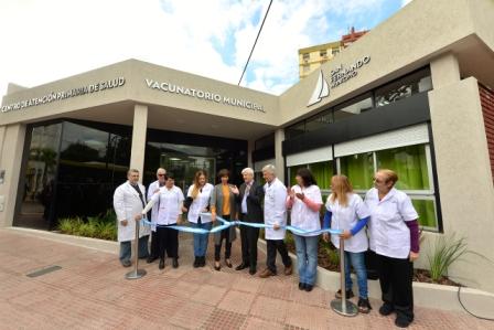 Andreotti inauguró un nuevo Centro de Salud y Vacunatorio 