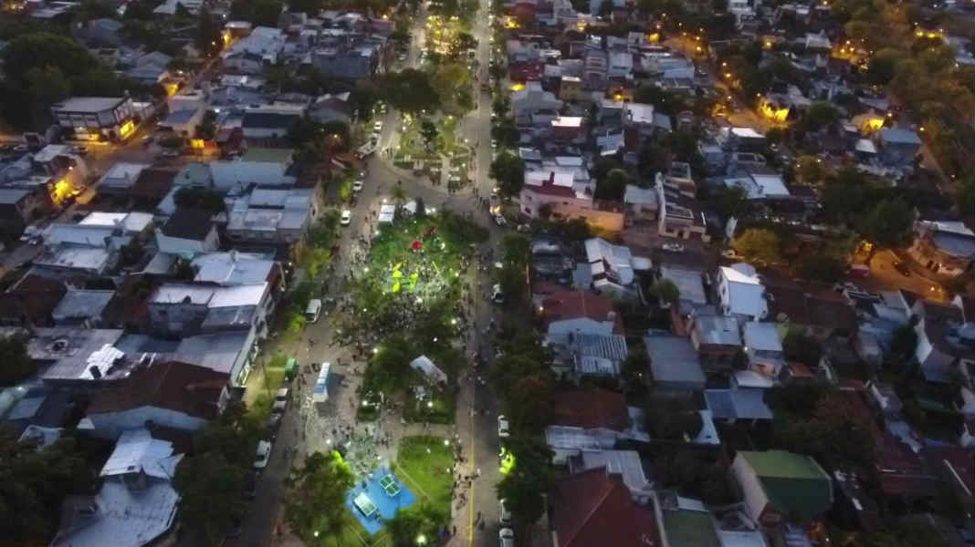El intendente de Tigre presentó el espacio N°30 intervenido con fondos municipales, ubicado entre las calles Solís y Chacabuco, del centro de la ciudad.