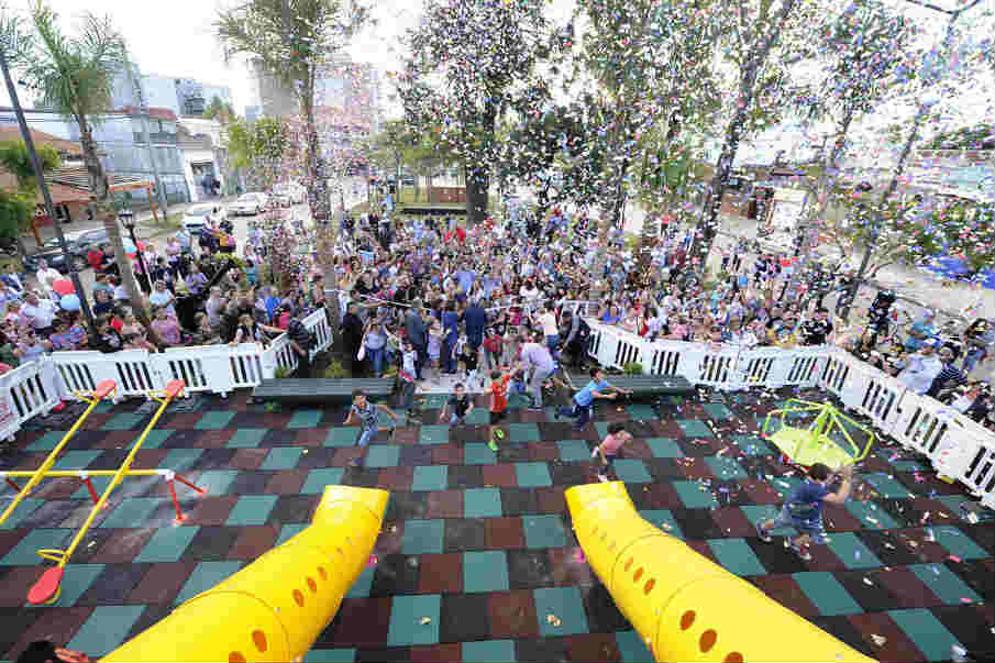 El intendente de Tigre presentó el espacio N°30 intervenido con fondos municipales, ubicado entre las calles Solís y Chacabuco, del centro de la ciudad.
