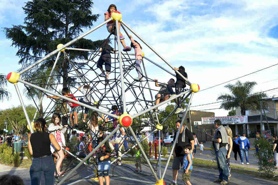 El intendente de Tigre presentó el espacio N°30 intervenido con fondos municipales, ubicado entre las calles Solís y Chacabuco, del centro de la ciudad.