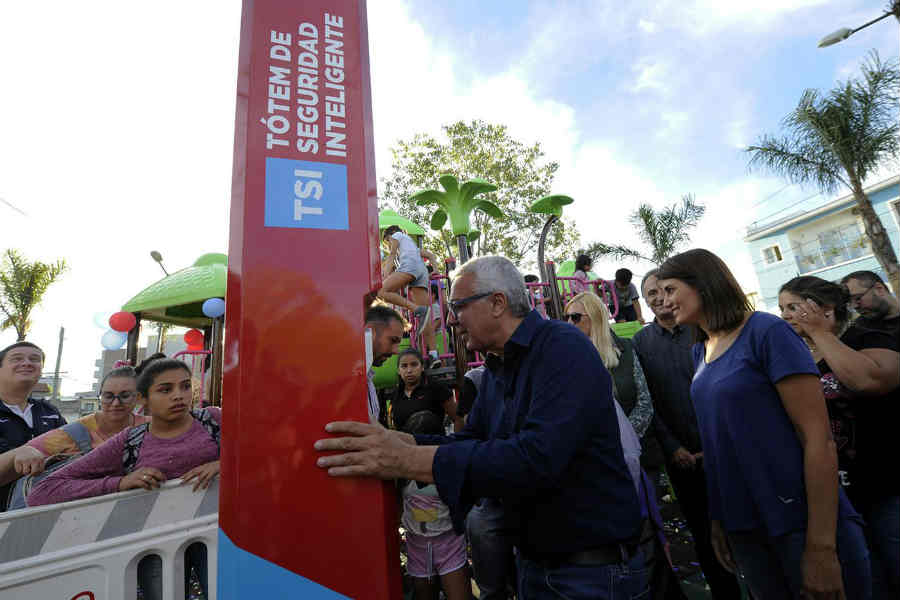 El intendente de Tigre presentó el espacio N°30 intervenido con fondos municipales, ubicado entre las calles Solís y Chacabuco, del centro de la ciudad.