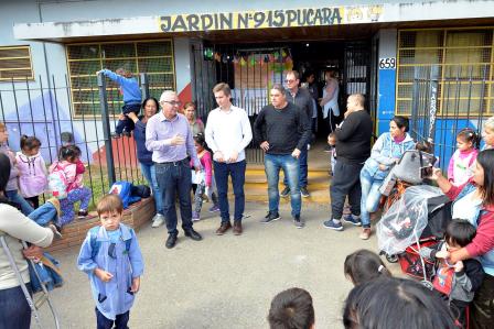 Julio Zamora anunció en Las Tunas nuevos juegos y obras de renovación para el jardín N° 915