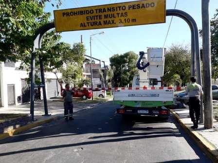 San Fernando controla la delimitación de alturas máximas en los principales accesos de la ciudad 