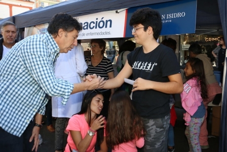 Más de 5.500 vecinos de San Isidro se vacunaron gratis contra la gripe 