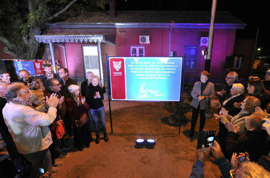Tigre celebró el 143° aniversario del paso del primer tren por la estación de Benavídez