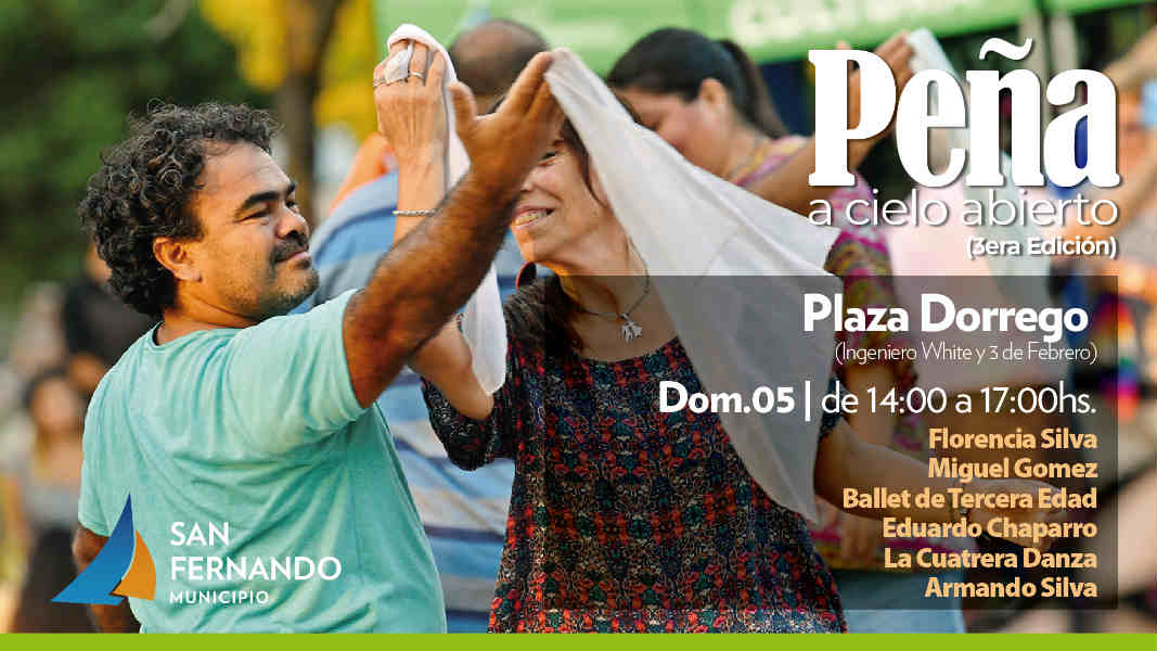 Se viene una nueva Peña a Cielo Abierto en San Fernando