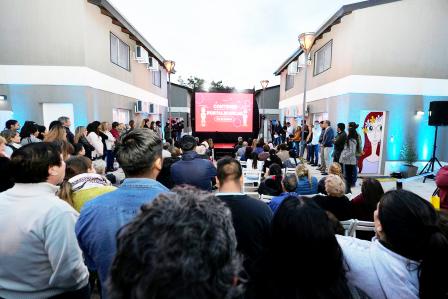 Julio Zamora inauguró en El Talar la primera etapa de las Casas Convivenciales y de Abrigo 