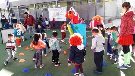 Los niños disfrutaron una tarde de actividades recreativas en el Poli 6 de San Fernando 