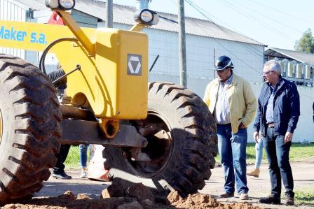 Julio Zamora supervisó obras realizadas con fondos municipales en Benavídez Sur3