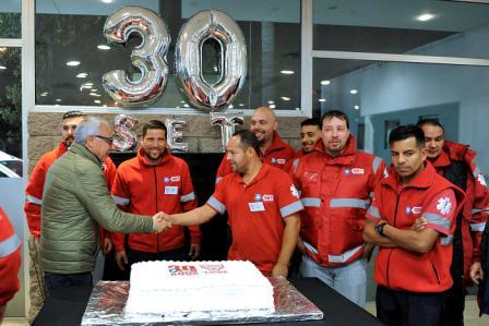 Julio Zamora en los 30 años del SET