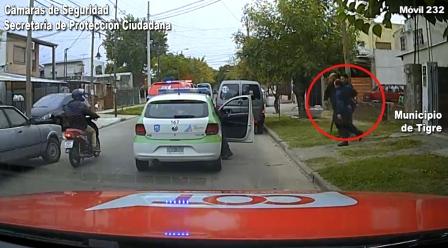 Impactante persecución en Tigre: conducía un auto robado, se tiró del vehículo en movimiento para escapar y fue detenido por el COT