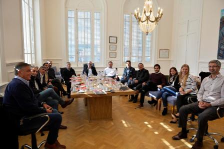 Julio Zamora se reunió con empresarios textiles de Tigre