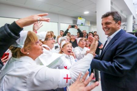 Sergio Massa en San Fernando