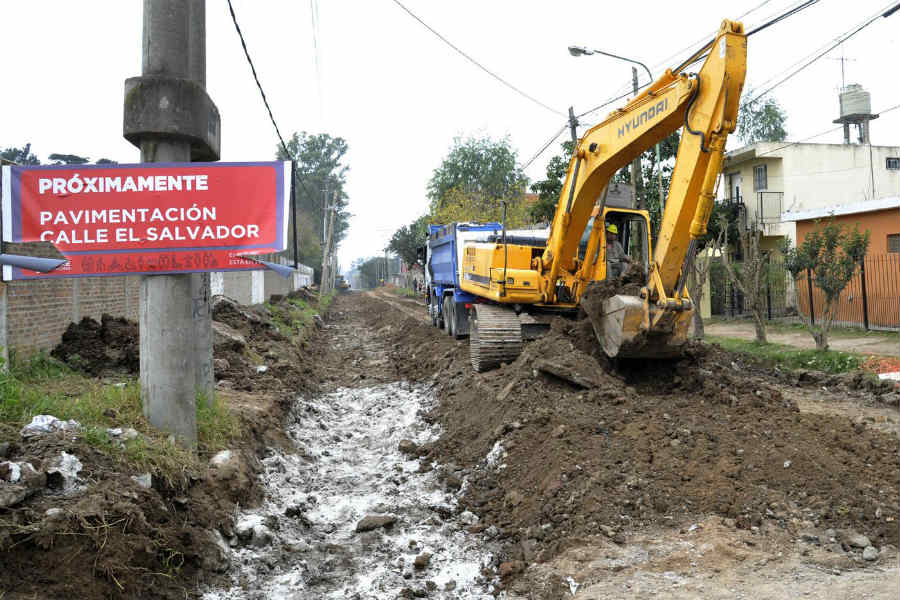 Julio Zamora recorrió importantes obras para los vecinos de Benavídez