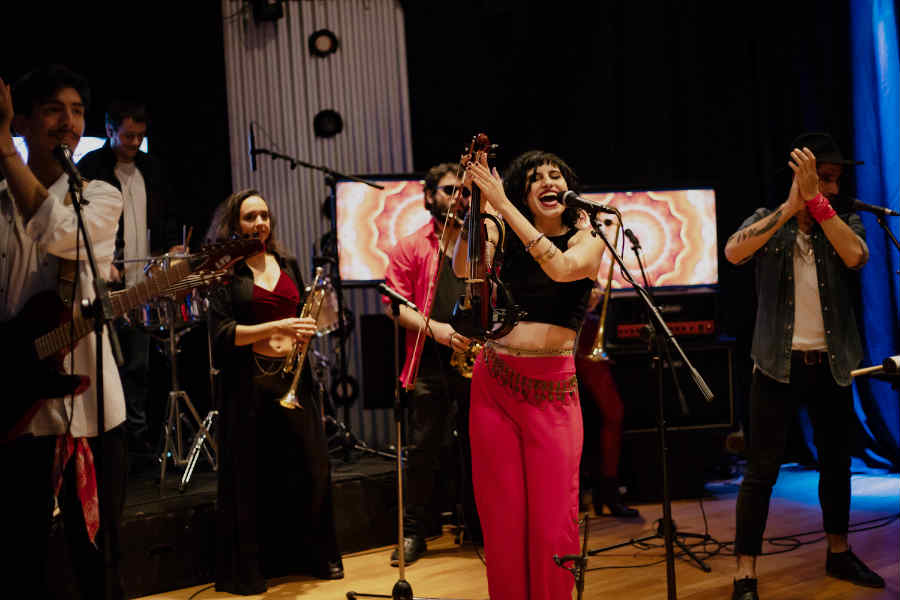 Bandas de mi Barrio 2018: los ganadores del certamen de Vicente López grabaron en el estudio de Diego Mizrahi