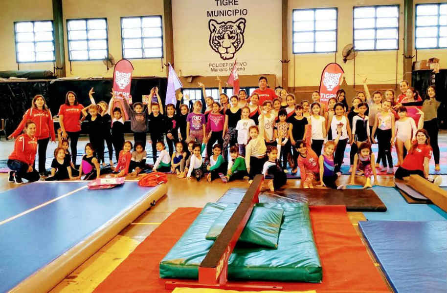 Troncos del Talar: El Selectivo de la Escuela Municipal de Gimnasia Artística tuvo su primera jornada de entrenamiento