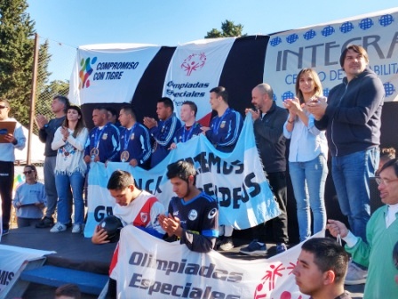 Malena Galmarini lanzó en Tigre la Liga de Fútbol Especial 2019 Malena Galmarini lanzó en Tigre la Liga de Fútbol Especial 2019