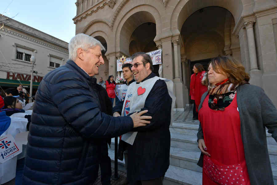 San Fernando: Luis Andreotti acompañó a Cáritas en el lanzamiento de la Colecta Anual 2019