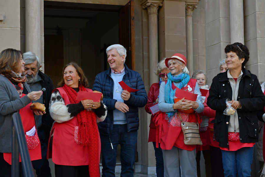 San Fernando: Luis Andreotti acompañó a Cáritas en el lanzamiento de la Colecta Anual 2019