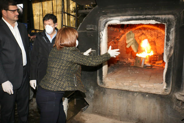 San Isidro: queman gran cantidad de droga secuestrada a la banda narco “Los Monos”