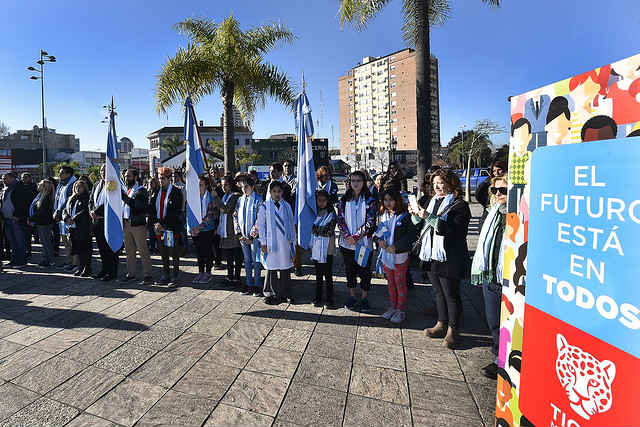 Día de la Bandera: Tigre recordó a Manuel Belgrano a 199 años de su paso a la inmortalidad 