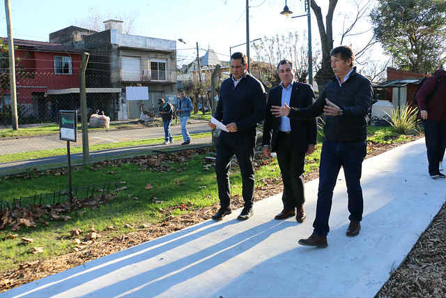 San Isidro avanza con la renovación del paseo de los inmigrantes de Villa Adelina