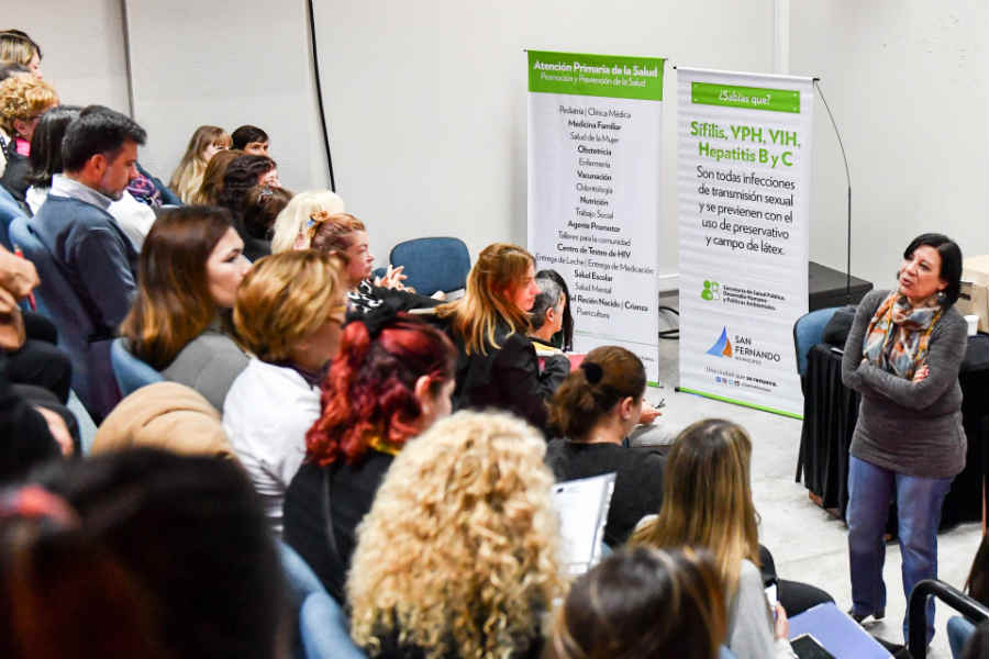 San Fernando capacitó en prevención de sífilis a profesionales de la salud de la Región V