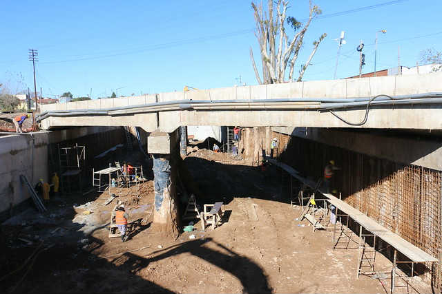 San Isidro avanza con la última etapa de trabajos para inaugurar el túnel de sarratea 