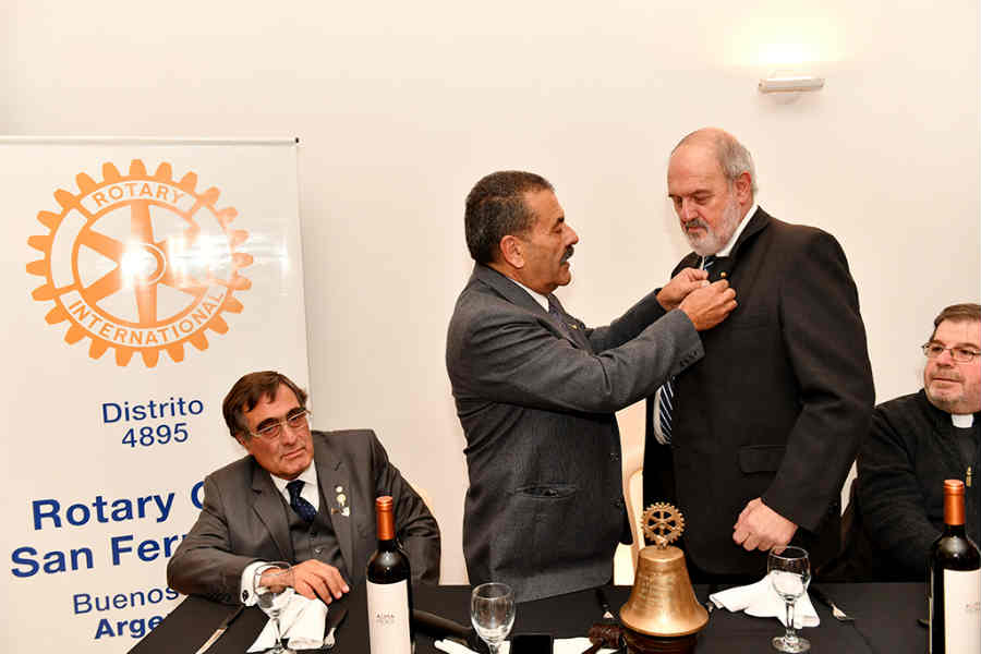 Cambio de autoridades en el Rotary Club de San Fernando
