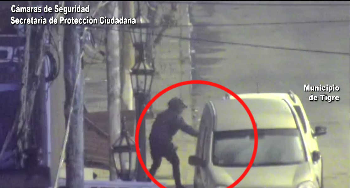 Por las Cámaras de Tigre detienen infraganti a tres abrecoches en Don Torcuato Por las Cámaras de Tigre detienen infraganti a tres abrecoches en Don Torcuato