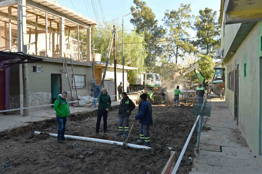 San Fernando realiza mejoras de pavimento y sistema hidráulico del barrio San Lorenzo