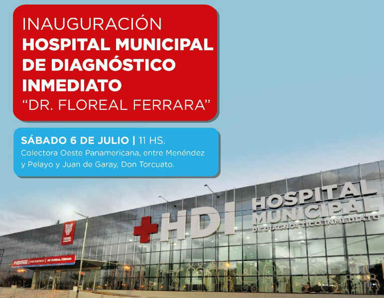 Tigre inaugura el Hospital Municipal de Diagnóstico Inmediato “Dr. Floreal Ferrara”