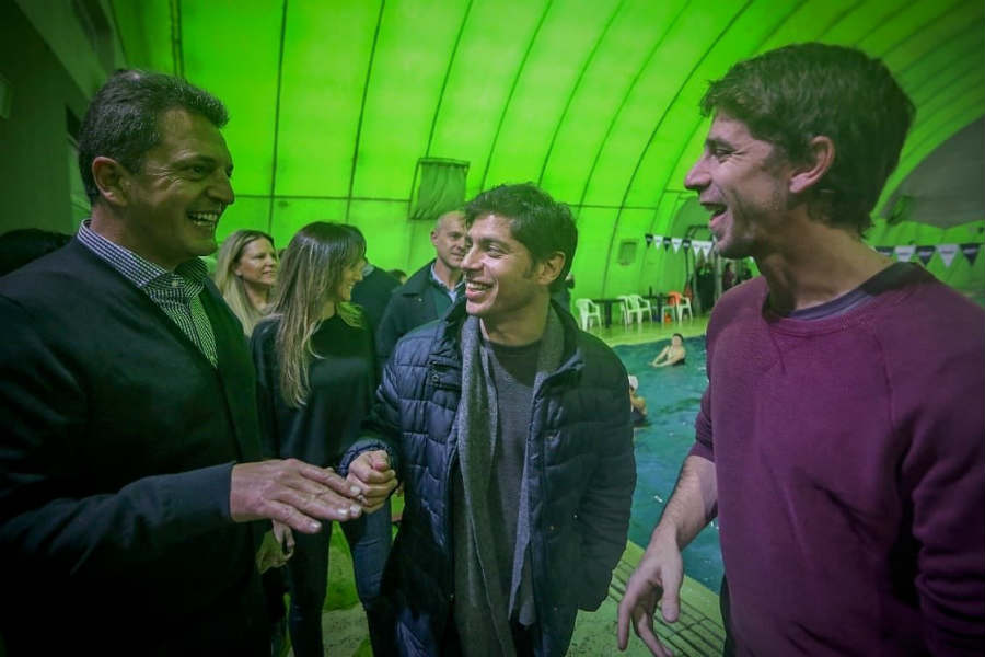 Kicillof y Massa estuvieron juntos en San Fernando y apuntaron a Vidal
