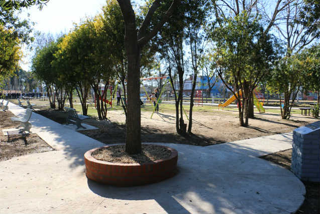 San Isidro renovó el paseo de los inmigrantes de Villa Adelina