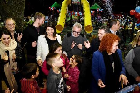 Julio Zamora inauguró la plaza renovada N°40 en Don Torcuato 