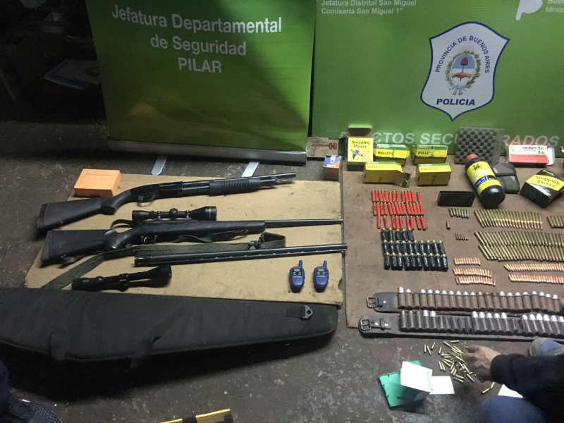 Cayó en San Miguel una banda que vendía estupefacientes y alquilaba armas a delincuentes