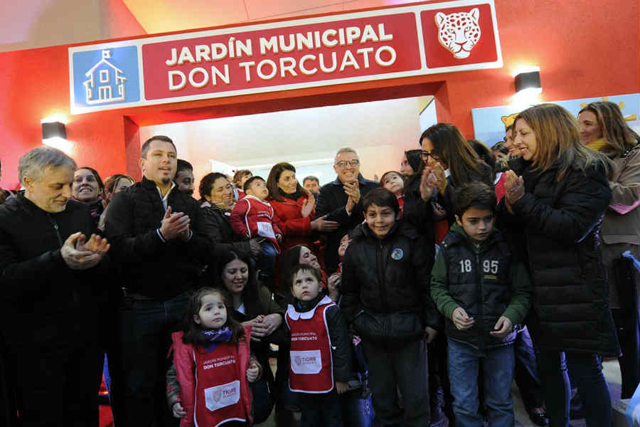 Julio Zamora inauguró el primer Jardín Municipal en Don Torcuato