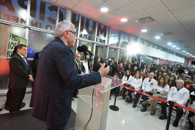 Julio Zamora inauguró un nuevo Hospital Municipal en Benavídez