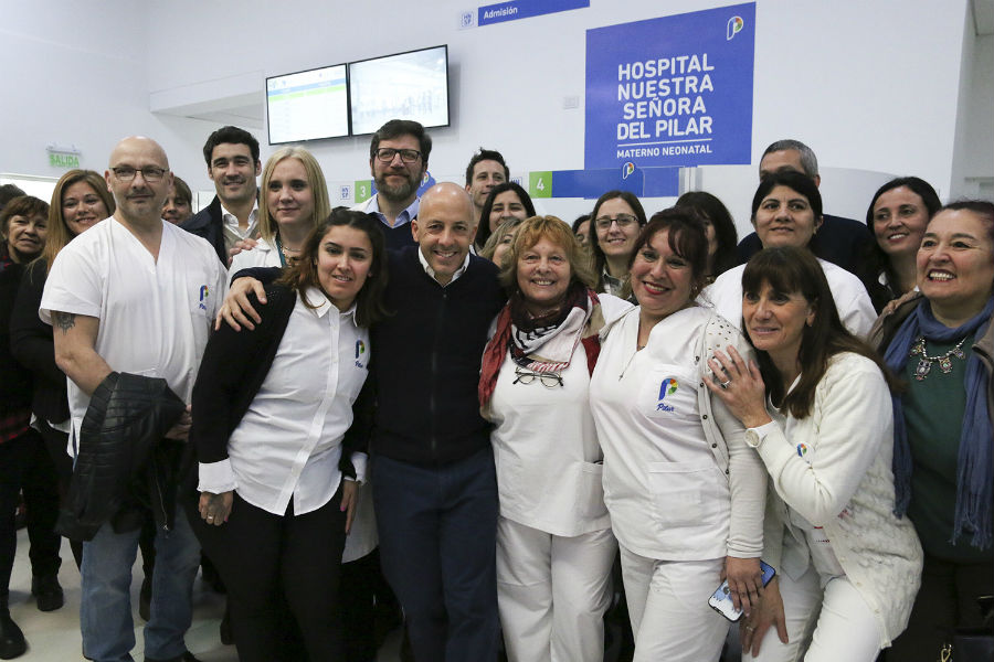 Ducoté inauguró la primera etapa del Hospital Neonatal Nuestra Señora del Pilar