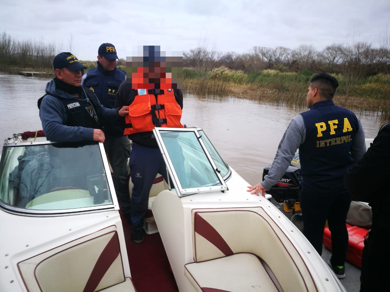 Detienen en el Delta a un narco que había escapado de la policía uruguaya arrojándose al Río de la Plata