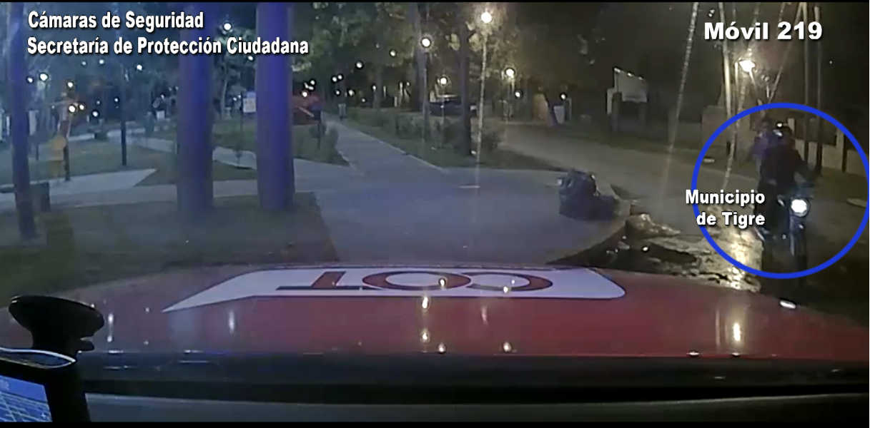Por las cámaras de Tigre se pudo recuperar una motocicleta robada en Benavidez Por las cámaras de Tigre se pudo recuperar una motocicleta robada en Benavidez