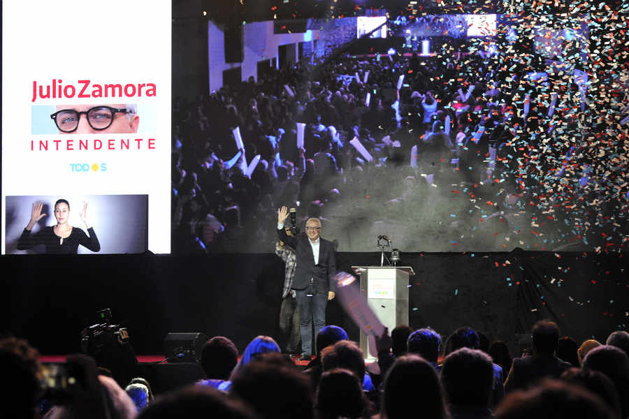 Julio Zamora lanzó su candidatura a intendente de Tigre Julio Zamora lanzó su candidatura a intendente de Tigre